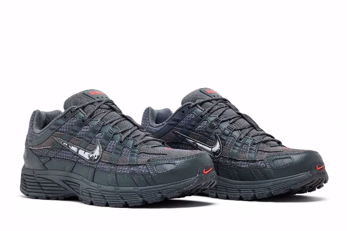 Nike P-6000 PRM Iron Grey Metallic Silver, view 9