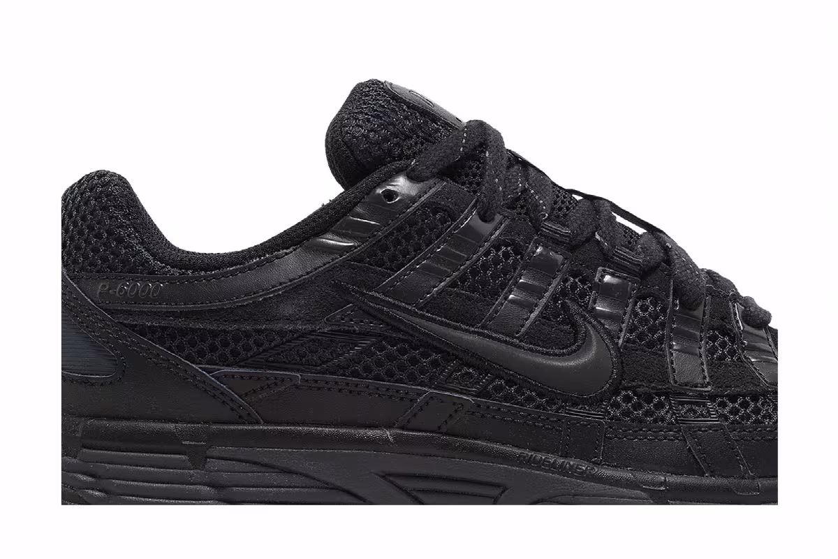 Nike P-6000 Premium Triple Black, view 3