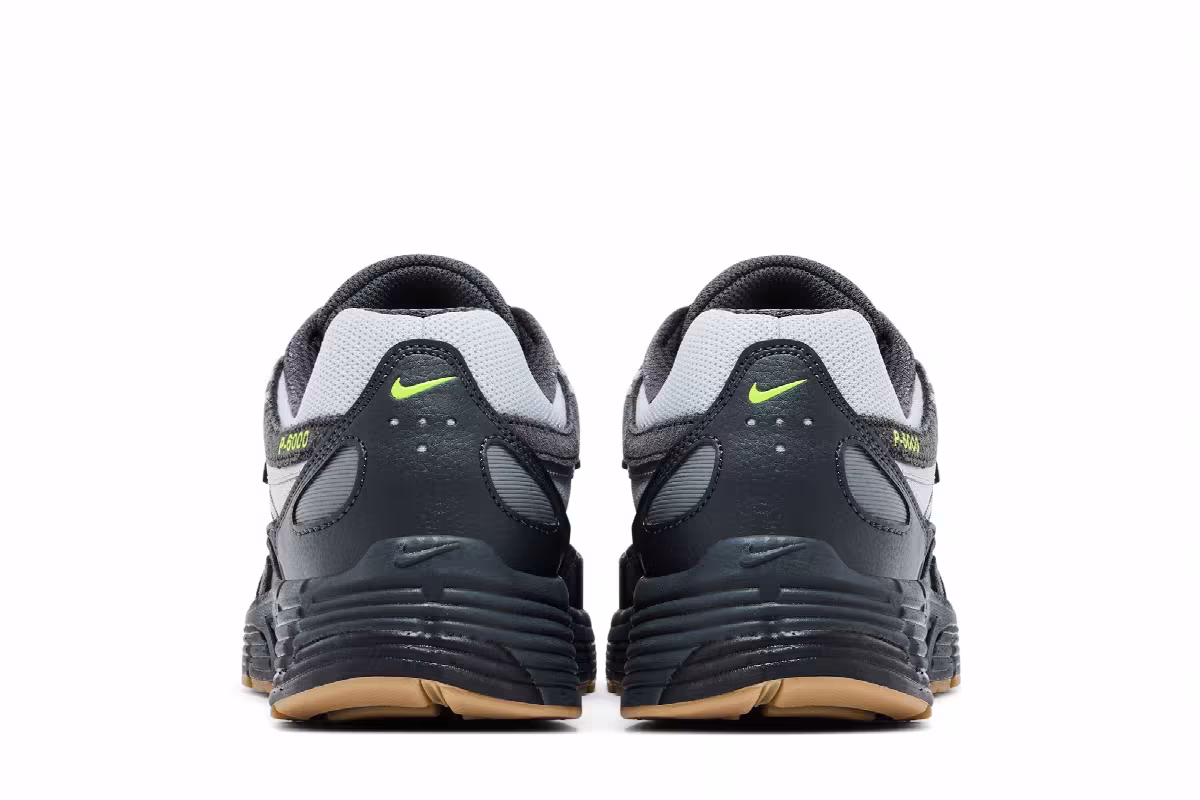 Nike P-6000 Grey Fog Volt Black, view 7