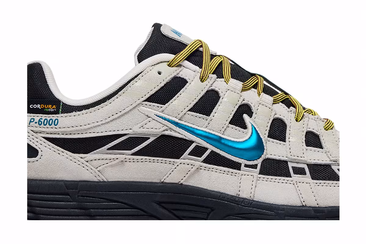 Nike P-6000 Light Orewood Brown Green Abyss, view 3