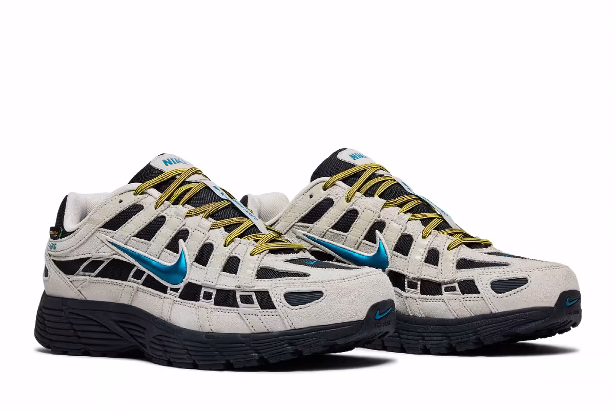 Nike P-6000 Light Orewood Brown Green Abyss, view 9