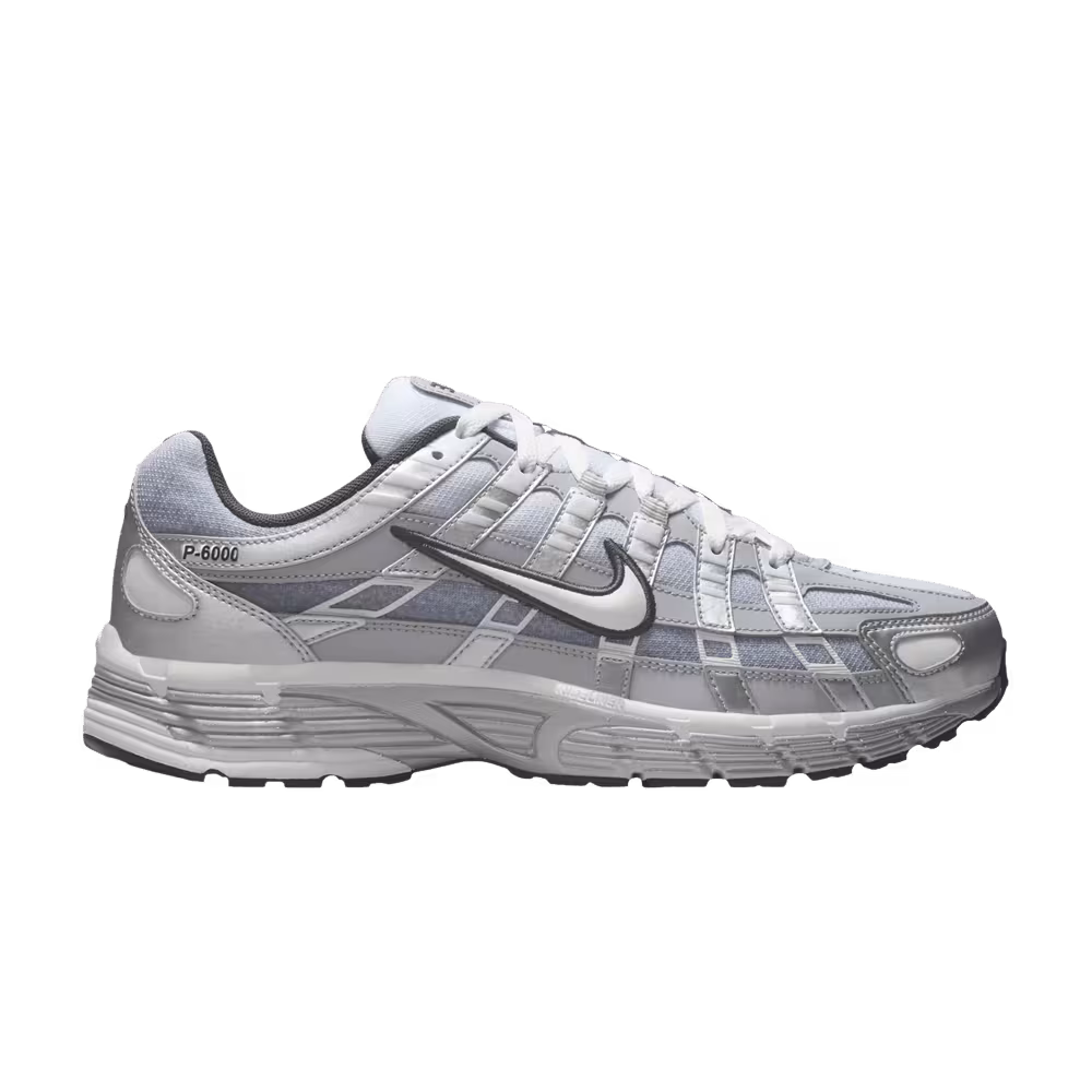Nike P-6000 Metallic Silver Wolf Grey
