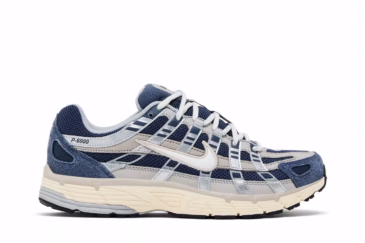Nike P-6000 Thunder Blue Pale Ivory, view 2