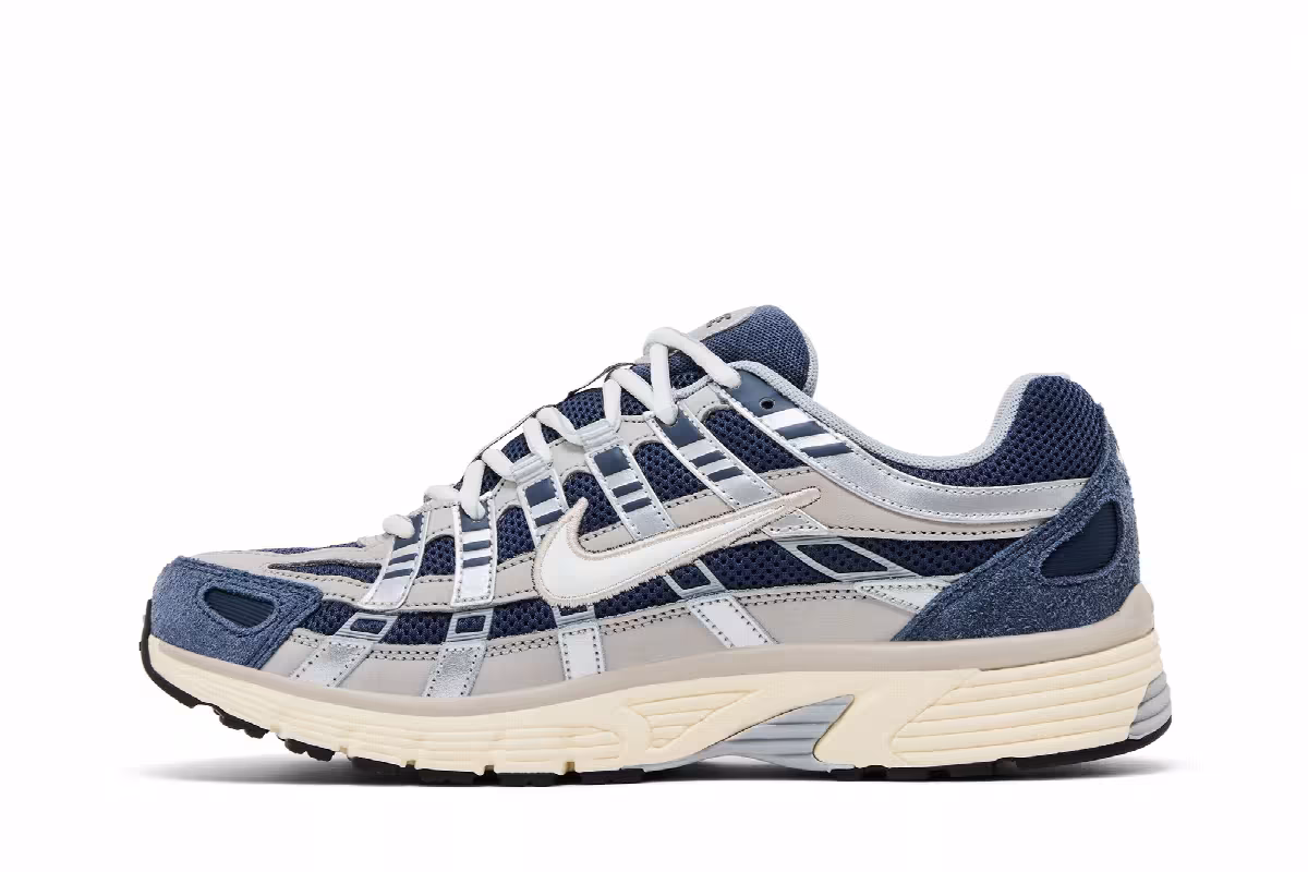 Nike P-6000 Thunder Blue Pale Ivory, view 4