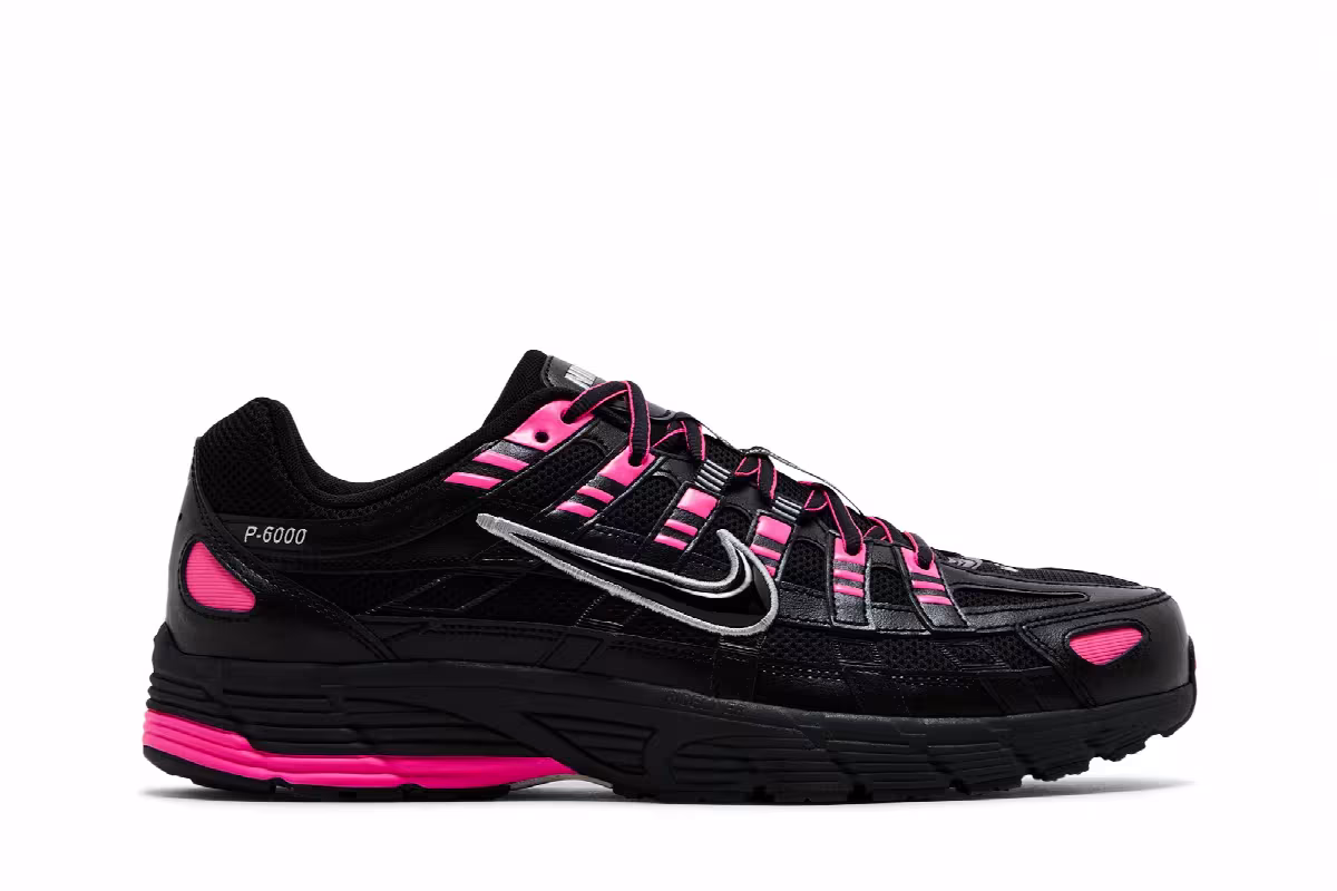 Nike P-6000 Black Hyper Pink, view 2