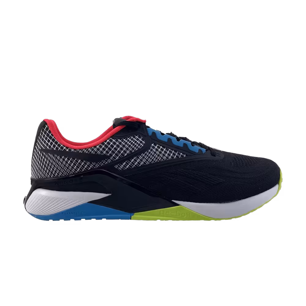 Reebok Nano X2 Black Laser Lime Blue