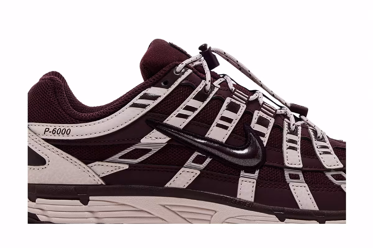 Nike Women's P-6000 Silt Red Burgundy Crush, view 3