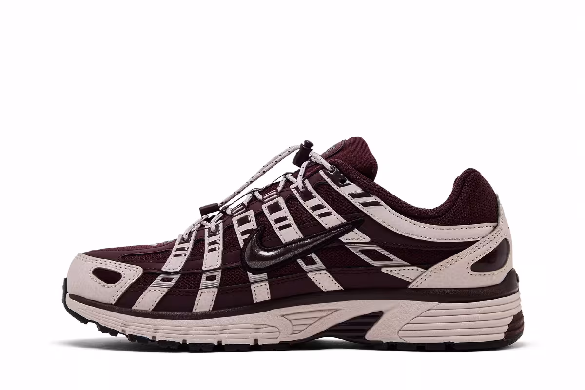 Nike Women's P-6000 Silt Red Burgundy Crush, view 4