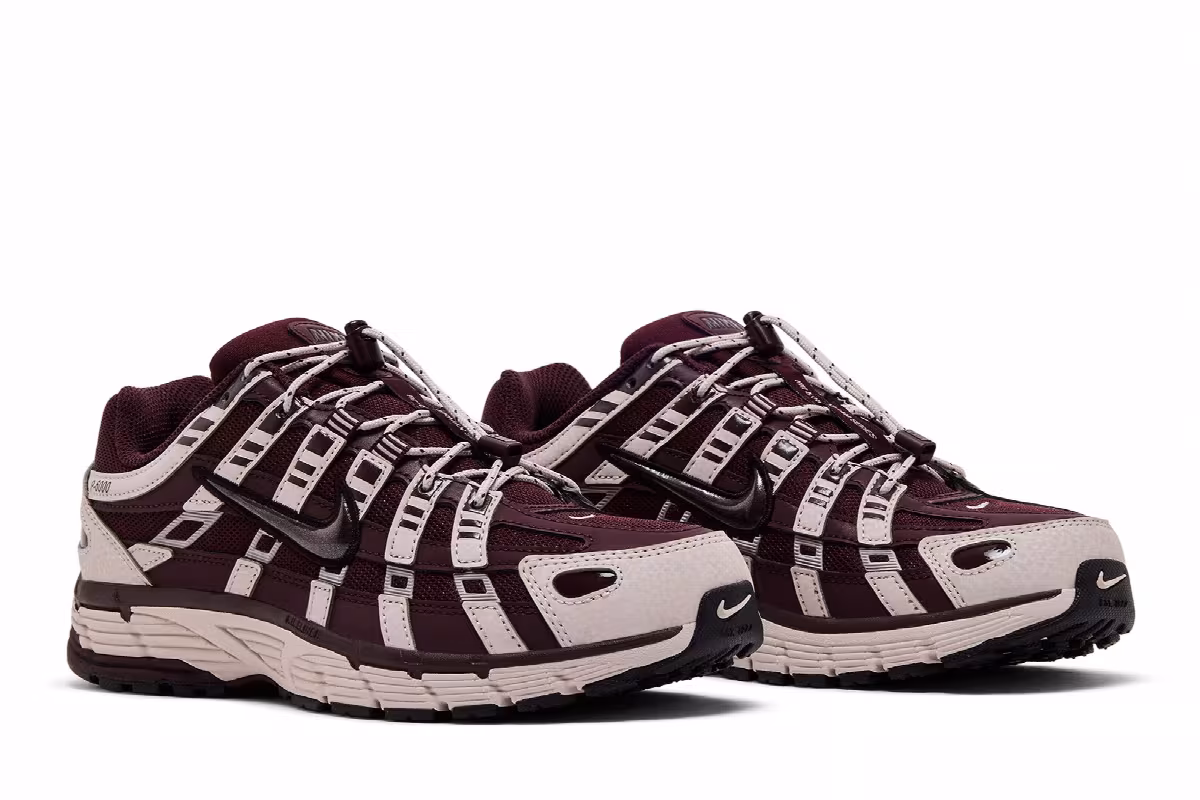 Nike Women's P-6000 Silt Red Burgundy Crush, view 9