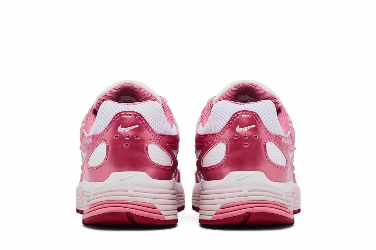 Nike Women's P-6000 Summit White Slit Red, view 7