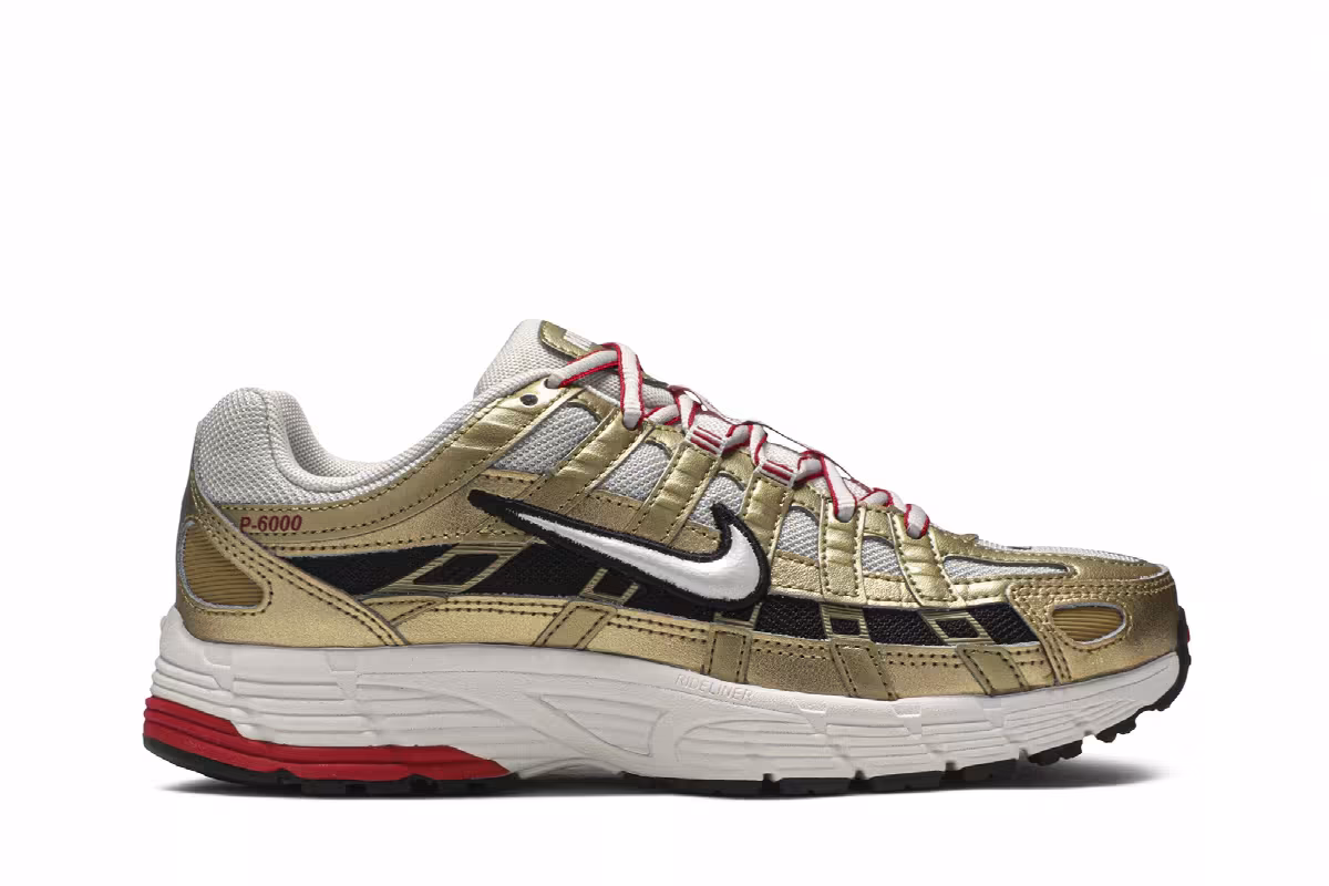 Nike Women's P-6000 Metallic Gold, view 2