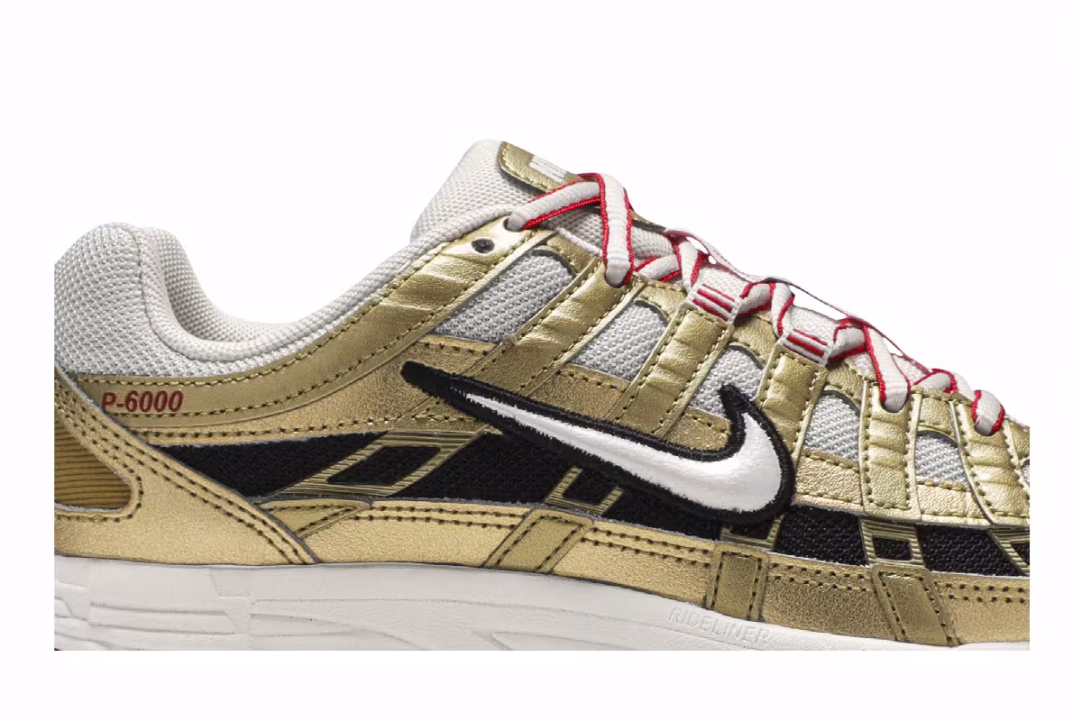 Nike Women's P-6000 Metallic Gold, view 3