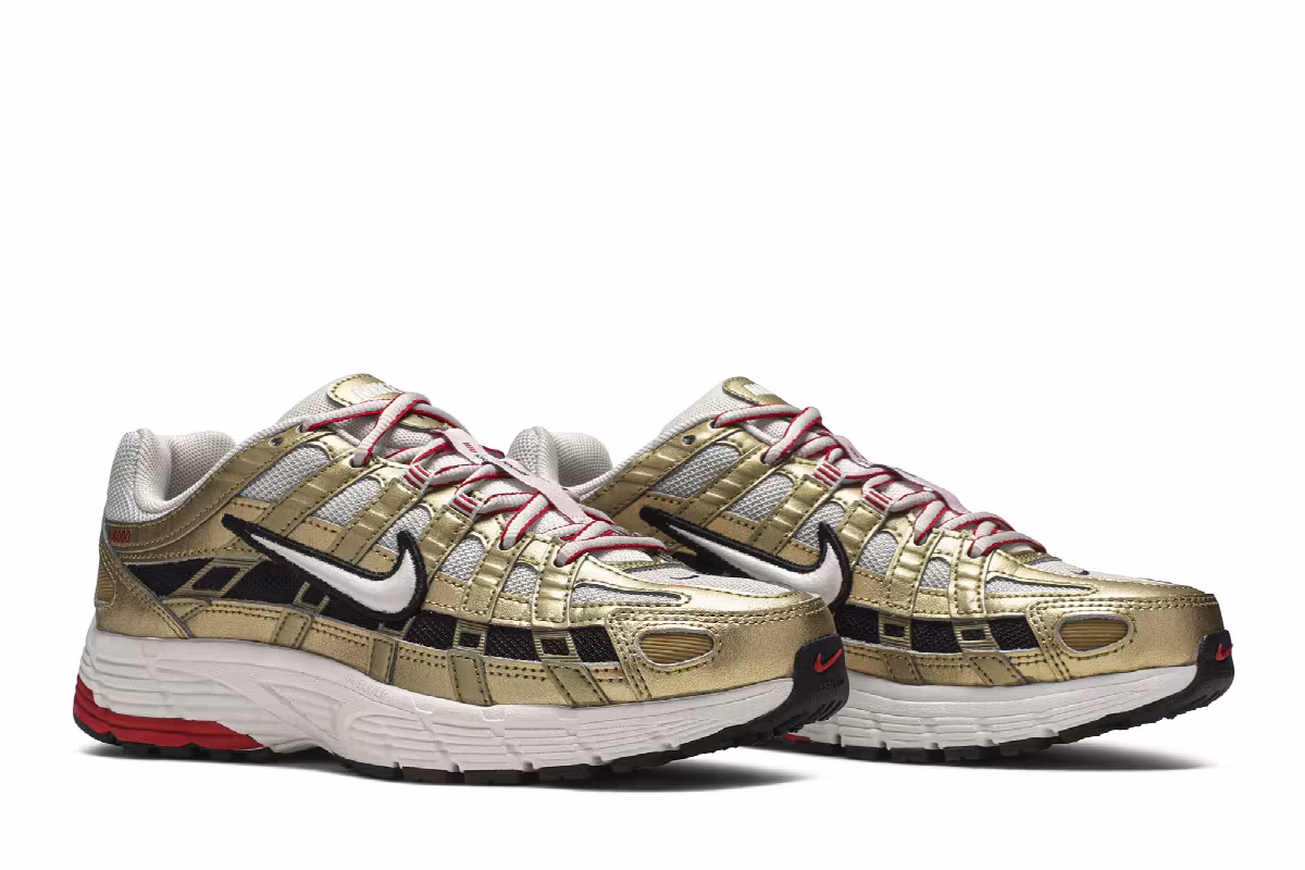 Nike Women's P-6000 Metallic Gold, view 9