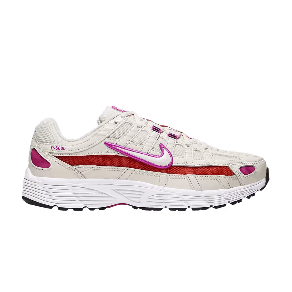 Nike Women's P-6000 Essential Pale Ivory Team Orange