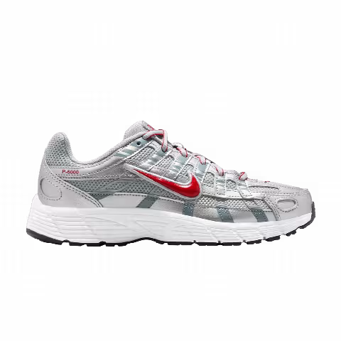 Nike P-6000 GS 'Metallic Silver Gym Red'
