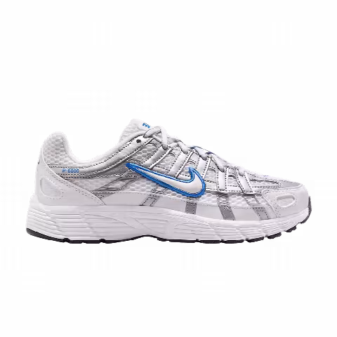 Nike P 6000 GS 'White Blue Crystal Metallic Silver'