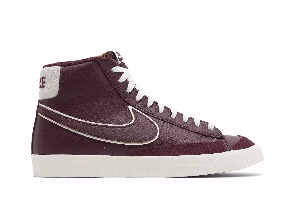 Nike Blazer Mid Night Maroon, view 2