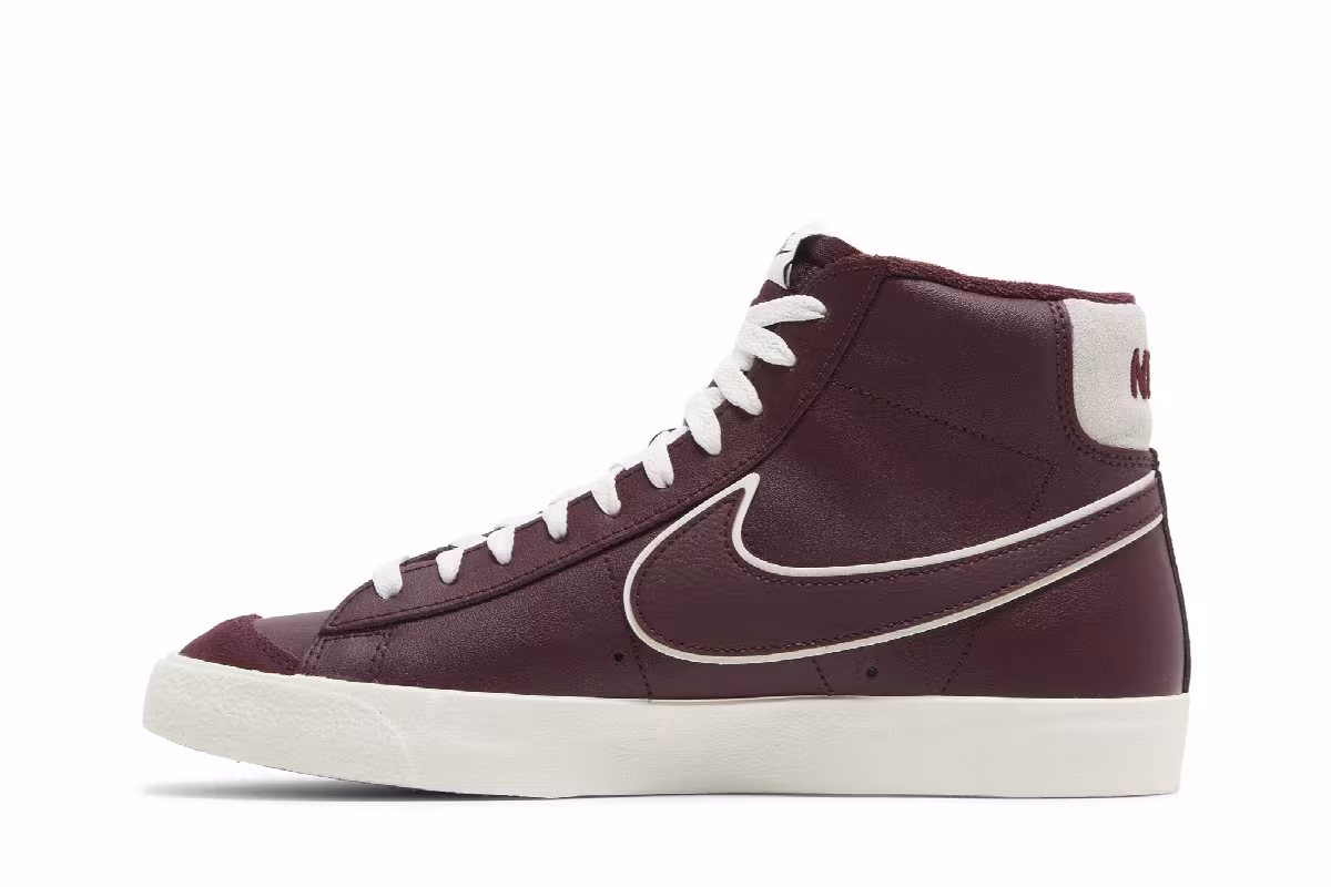 Nike Blazer Mid Night Maroon, view 4