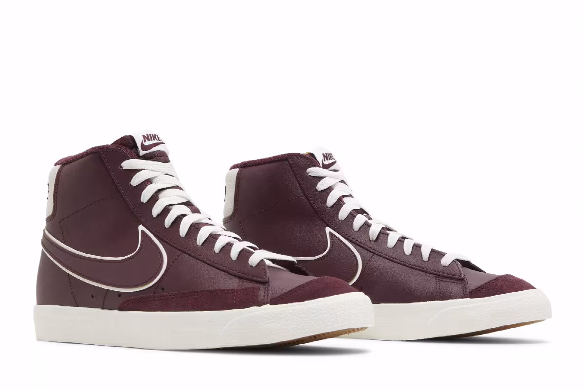 Nike Blazer Mid Night Maroon, view 9