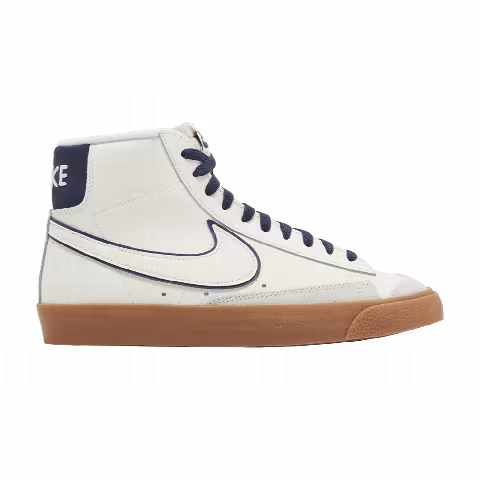Nike Blazer Mid '77 Premium 'Sail Navy Gum'