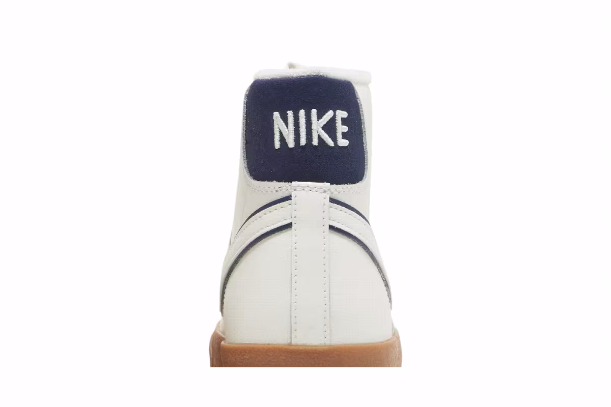 Nike Blazer Mid Sail Midnight Navy Gum, view 8
