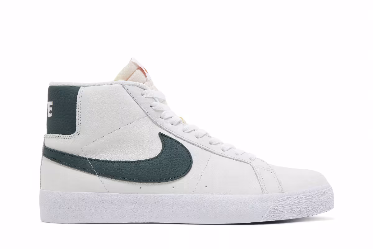 Nike Zoom Blazer Mid ISO SB White Pro Green, view 2
