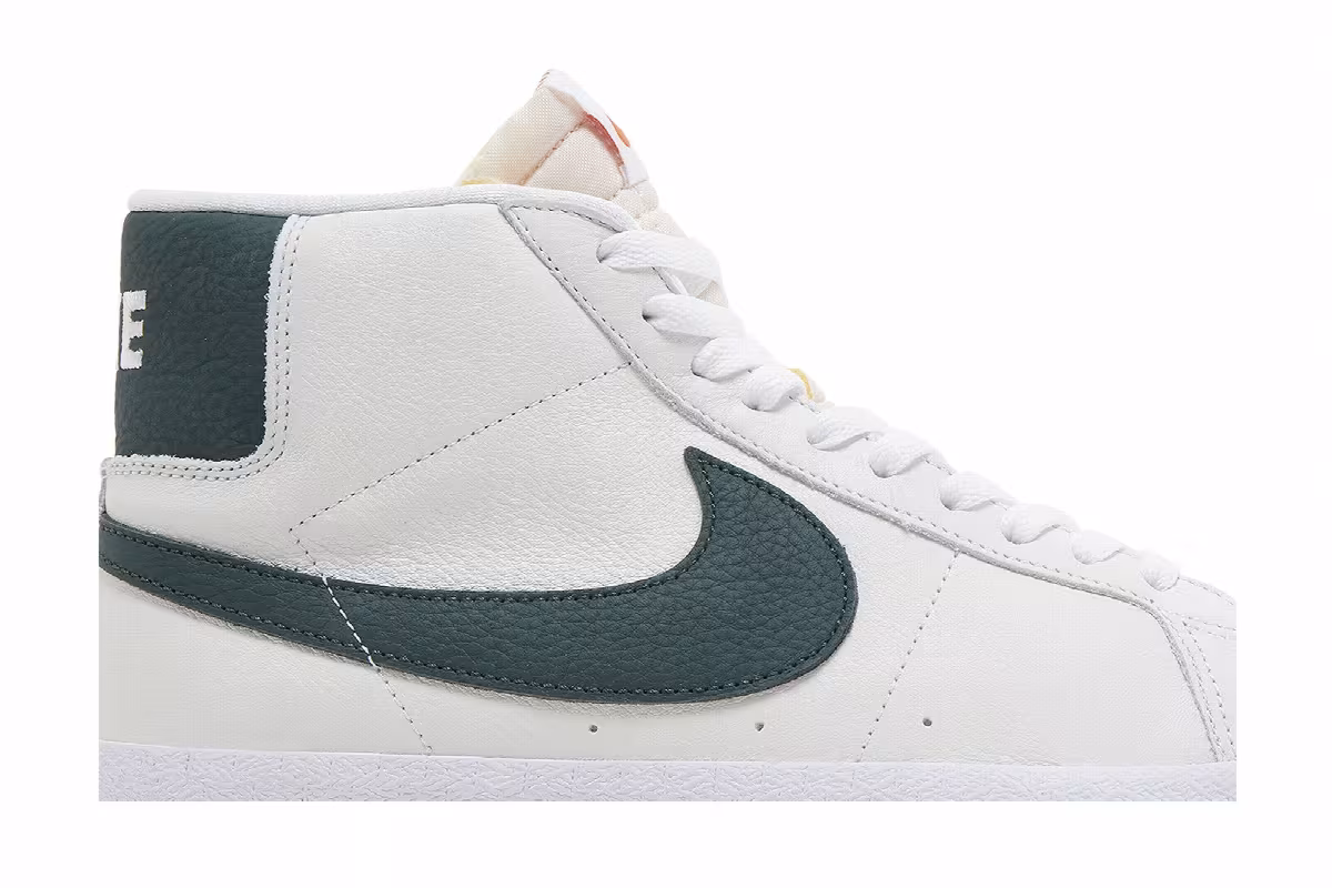 Nike Zoom Blazer Mid ISO SB White Pro Green, view 3