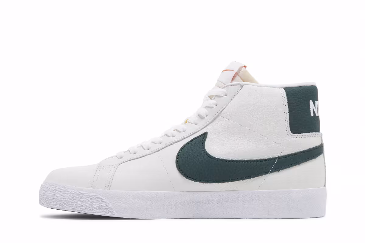 Nike Zoom Blazer Mid ISO SB White Pro Green, view 4