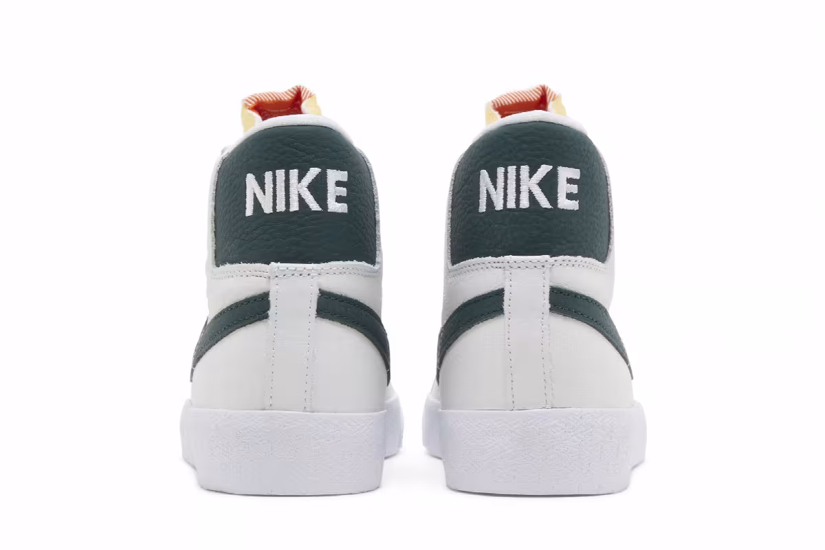 Nike Zoom Blazer Mid ISO SB White Pro Green, view 7