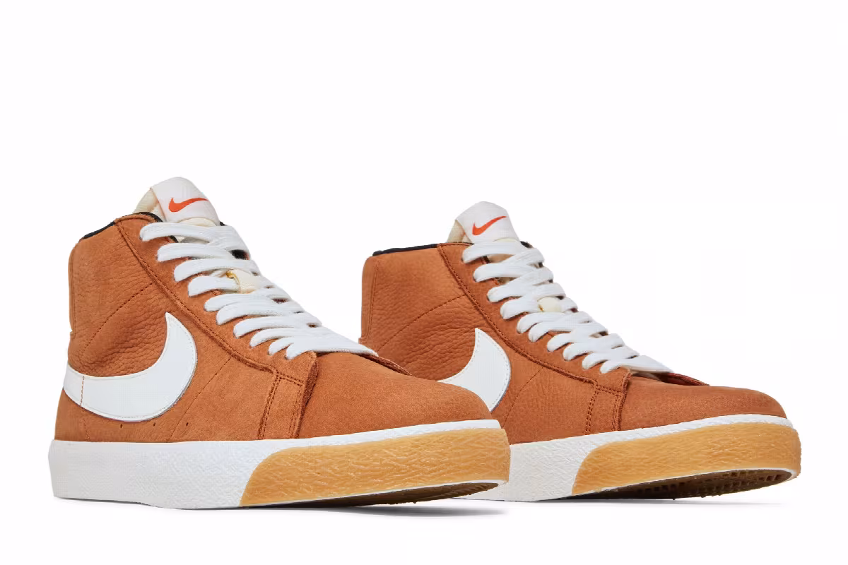 Nike Blazer SB Mid ISO Dark Russet, view 9