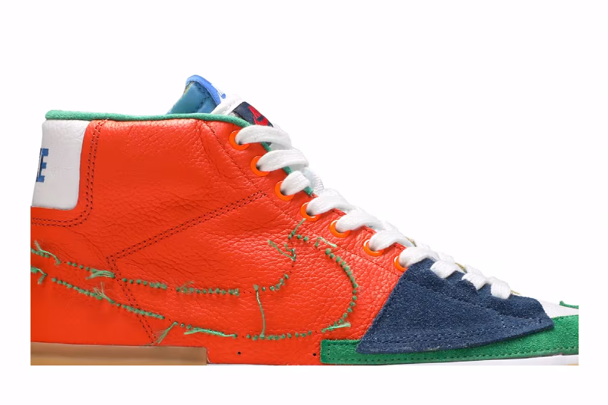 Nike Zoom Blazer Mid Edge SB Multi-Color, view 3