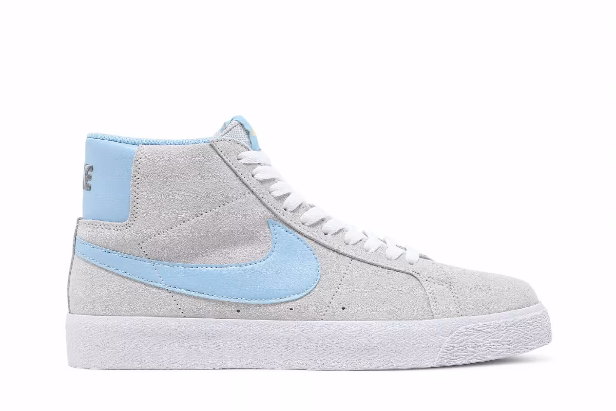 Nike Blazer Mid SB Smoke Grey Psychic Blue, view 2