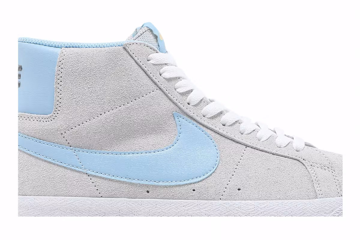 Nike Blazer Mid SB Smoke Grey Psychic Blue, view 3