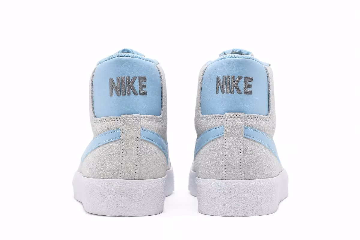 Nike Blazer Mid SB Smoke Grey Psychic Blue, view 7