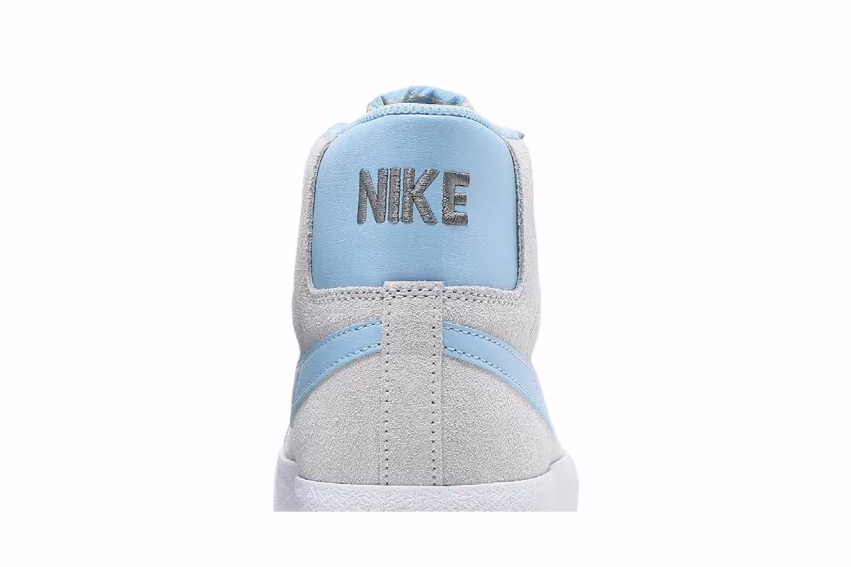 Nike Blazer Mid SB Smoke Grey Psychic Blue, view 8