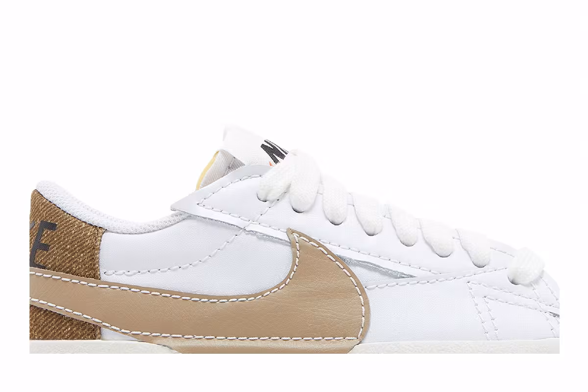 Nike Blazer Low White Khaki, view 3
