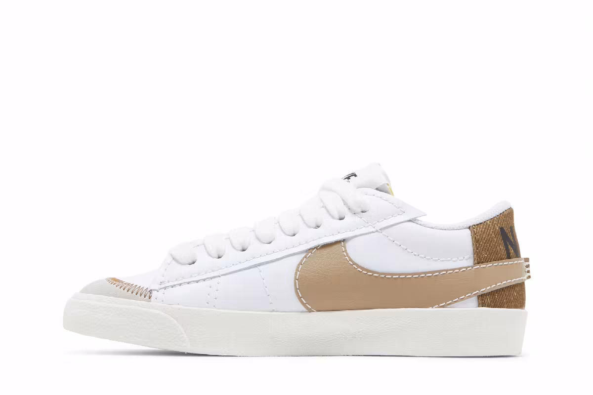 Nike Blazer Low White Khaki, view 4