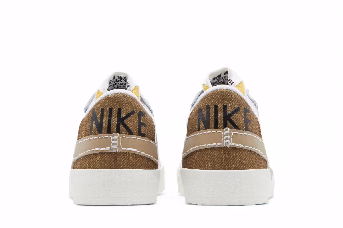Nike Blazer Low White Khaki, view 7