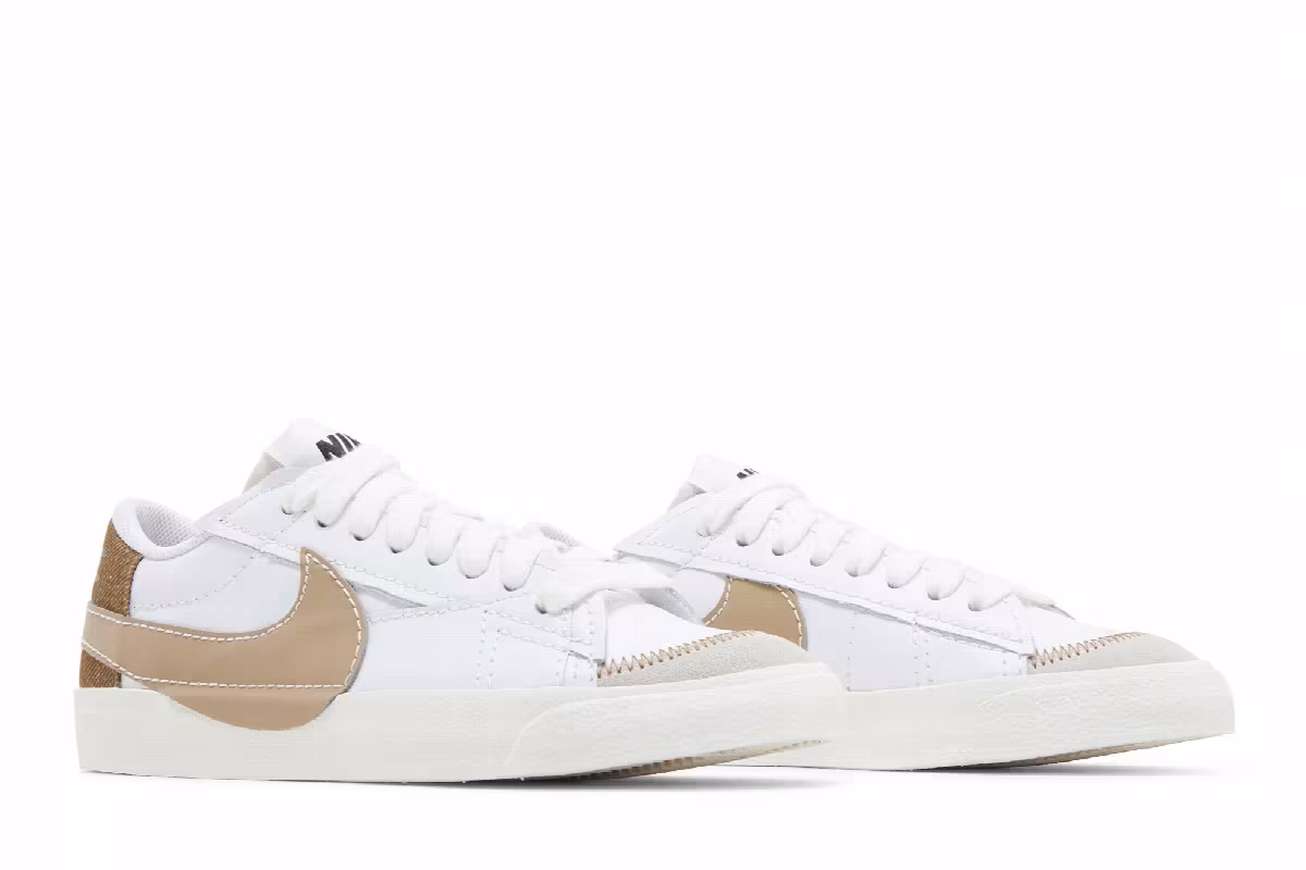 Nike Blazer Low White Khaki, view 9