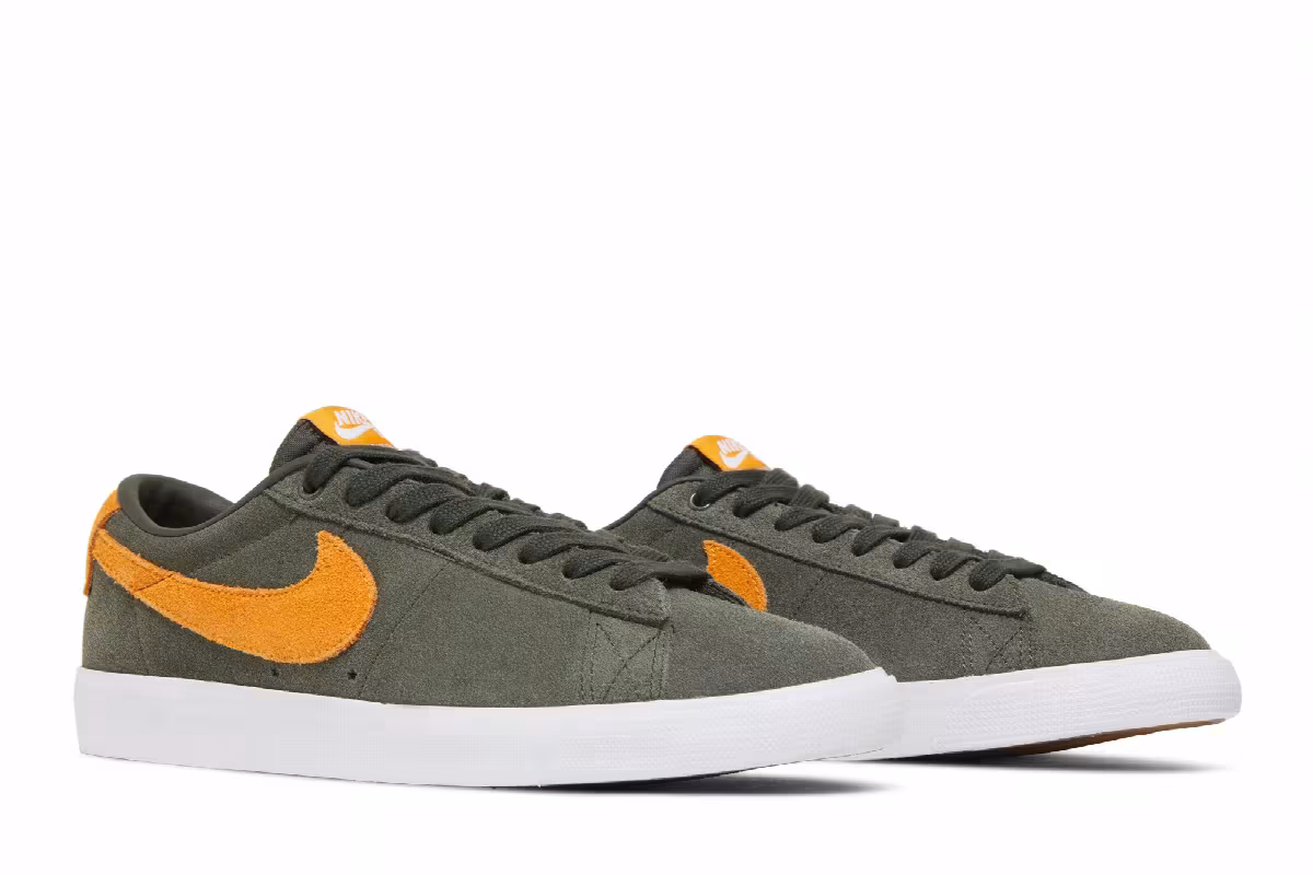 Nike Zoom Blazer Low GT SB Sequoia Kumquat, view 9