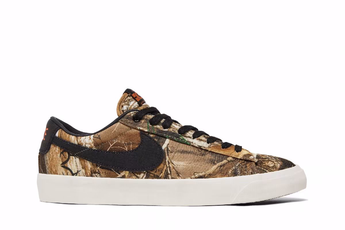 Nike Blazer Low Pro GT Premium SB Brown Realtree, view 2
