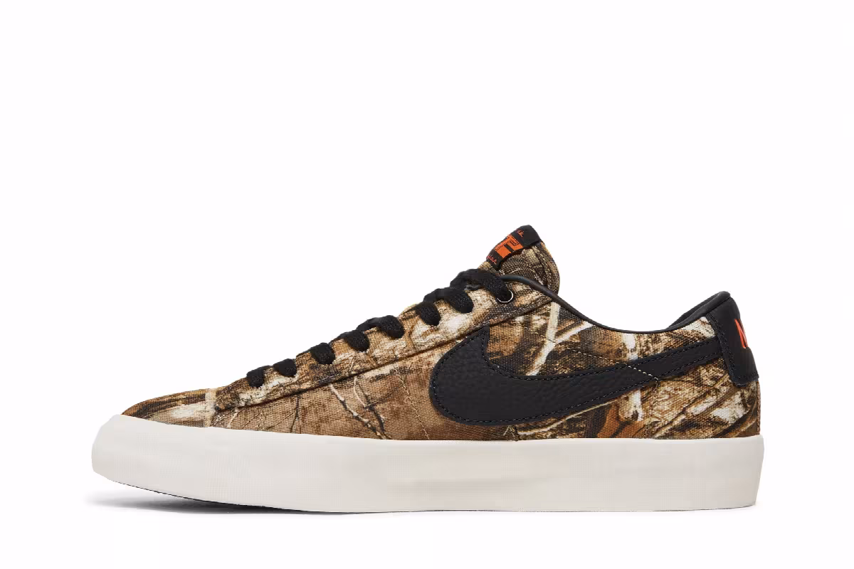 Nike Blazer Low Pro GT Premium SB Brown Realtree, view 4