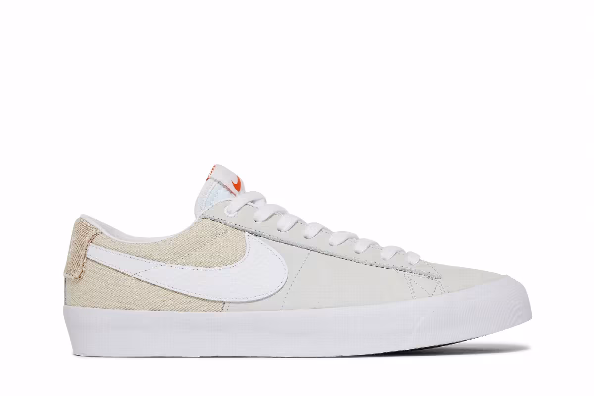 Nike Zoom Blazer Low Pro GT ISO SB White, view 2