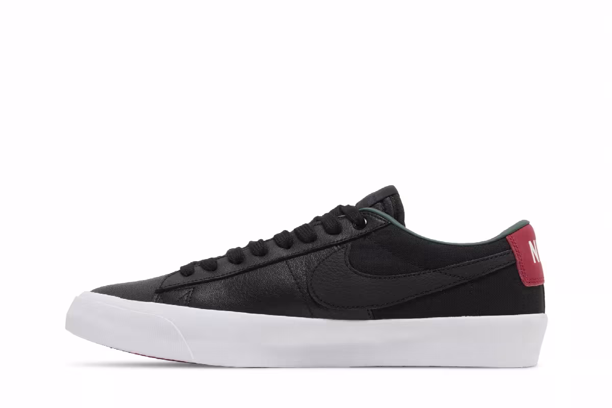Nike Zoom Blazer Low Pro GT Premium SB Black Varsity Red, view 4
