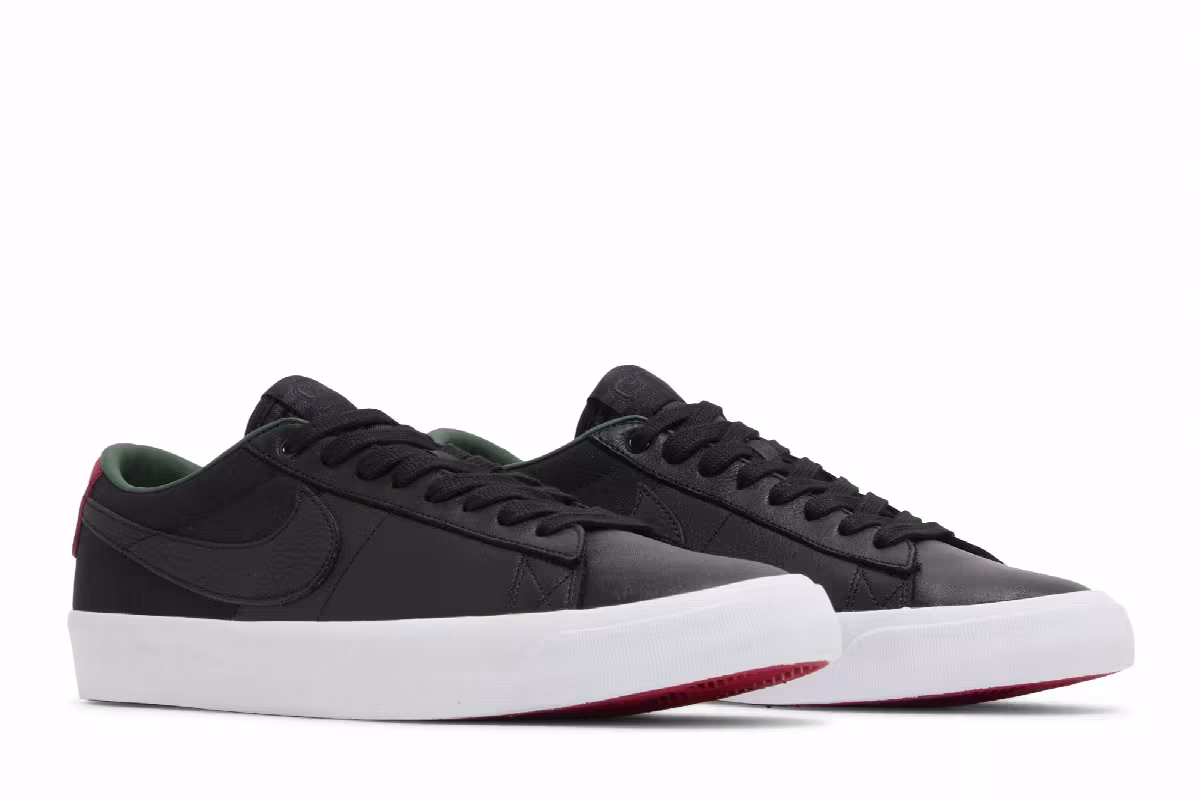 Nike Zoom Blazer Low Pro GT Premium SB Black Varsity Red, view 9