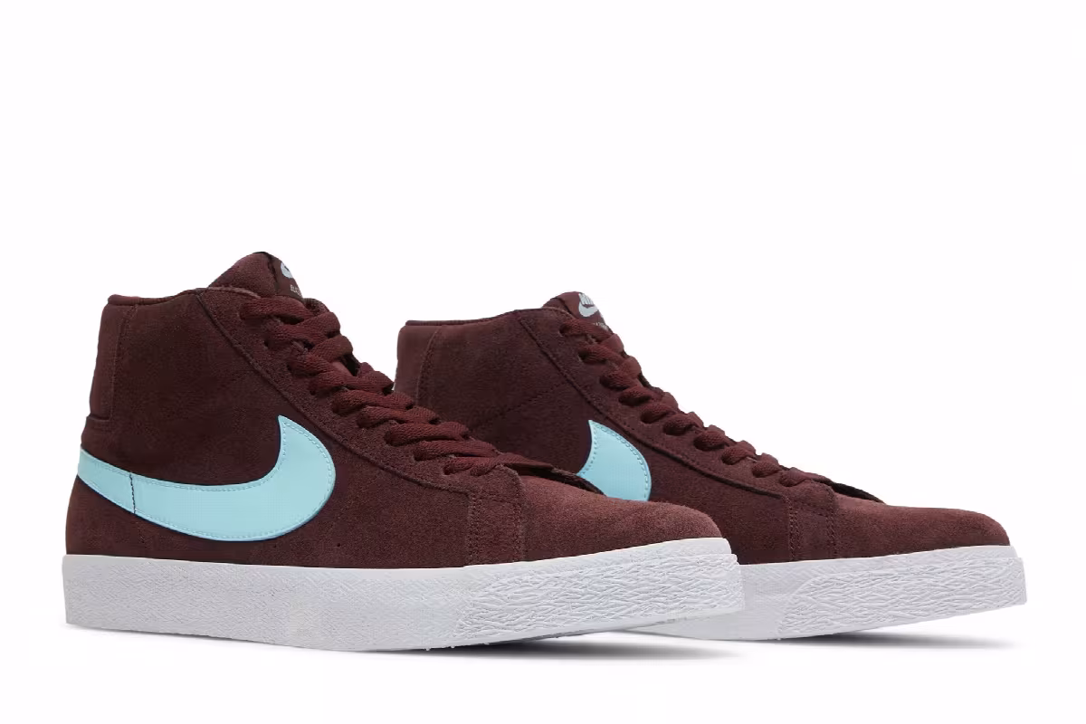 Nike Zoom Blazer Mid SB Mystic Dates Glacier Ice, view 9