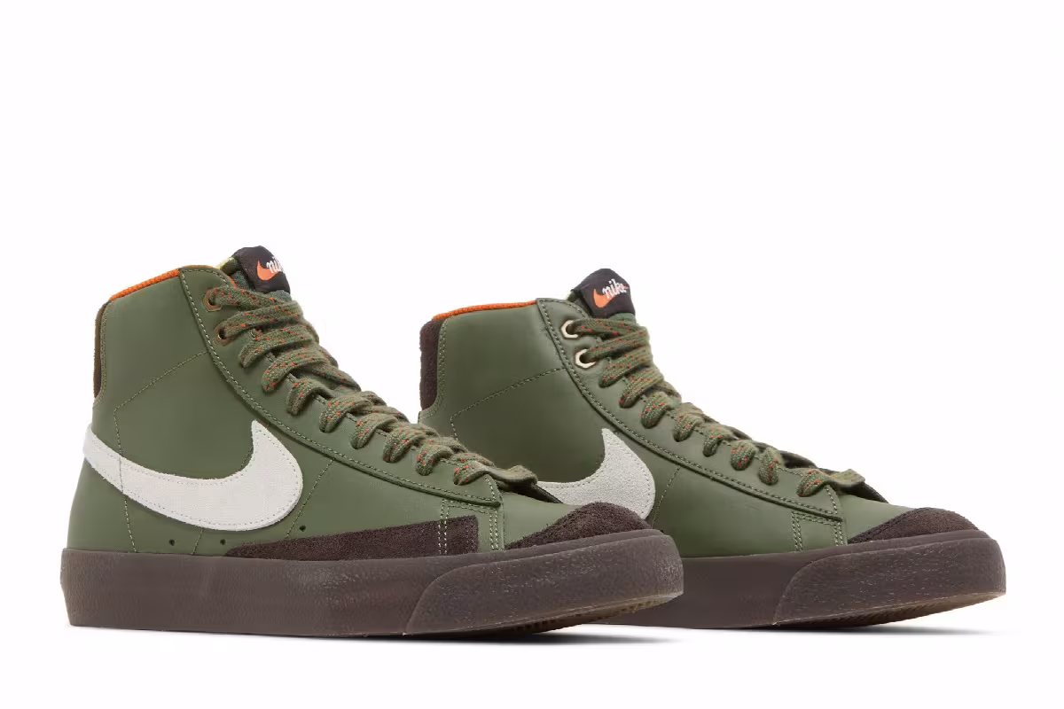 Nike Blazer Mid Army Olive, view 9