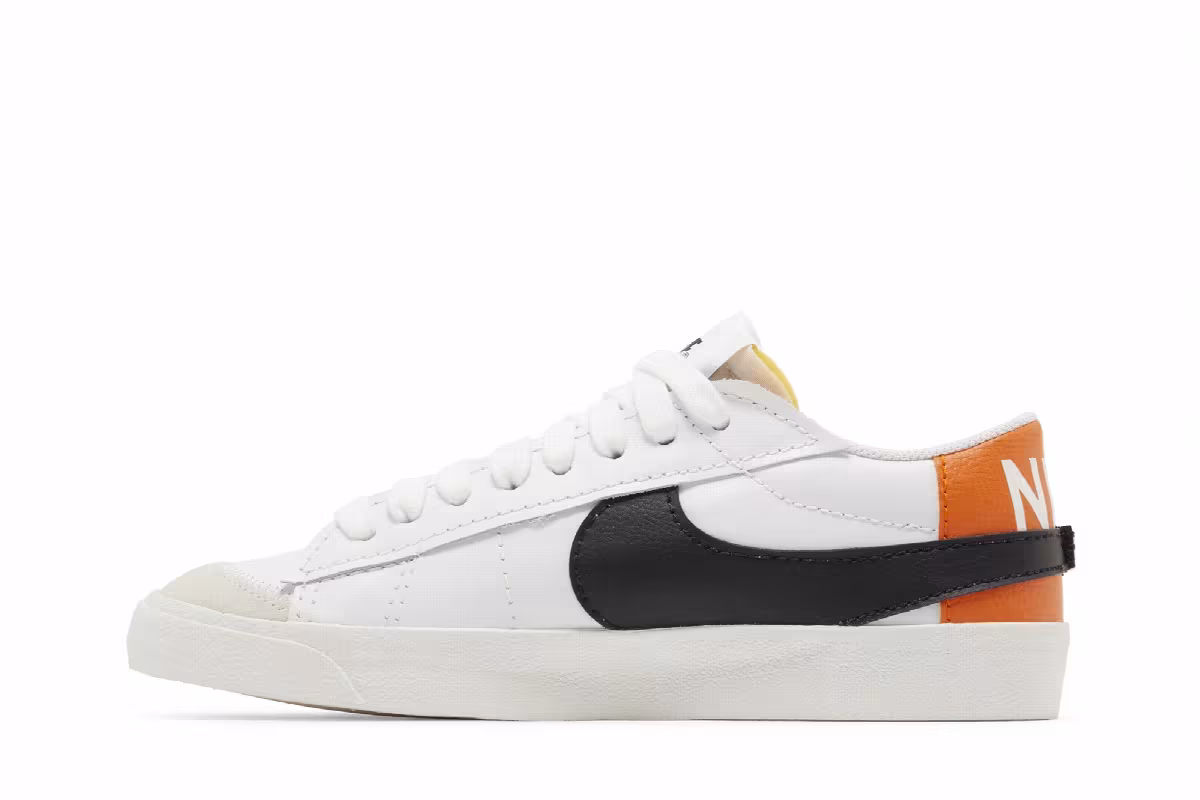 Nike Blazer Low White Magma Orange, view 4
