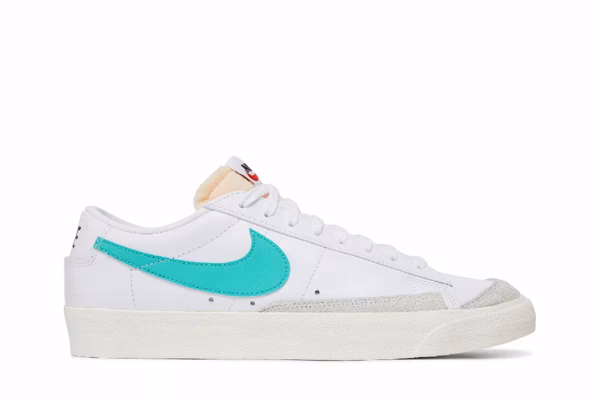 Nike Blazer Low White Washed Teal, view 2