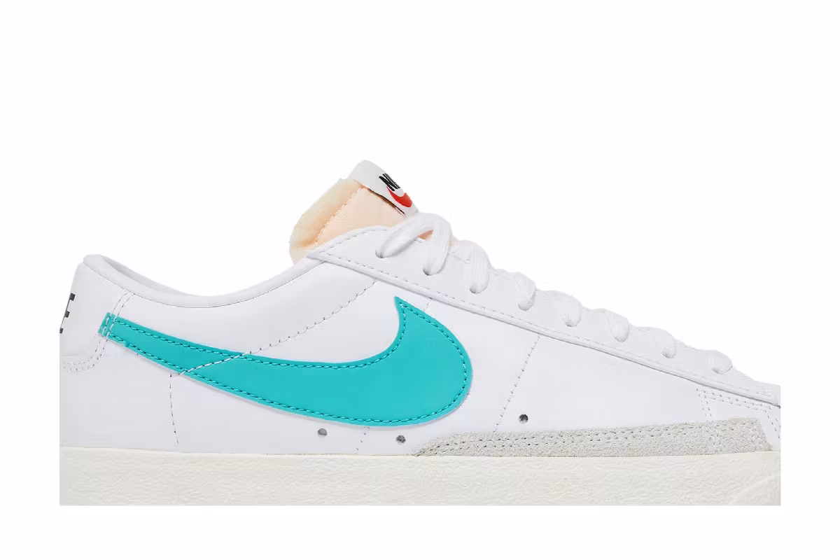 Nike Blazer Low White Washed Teal, view 3